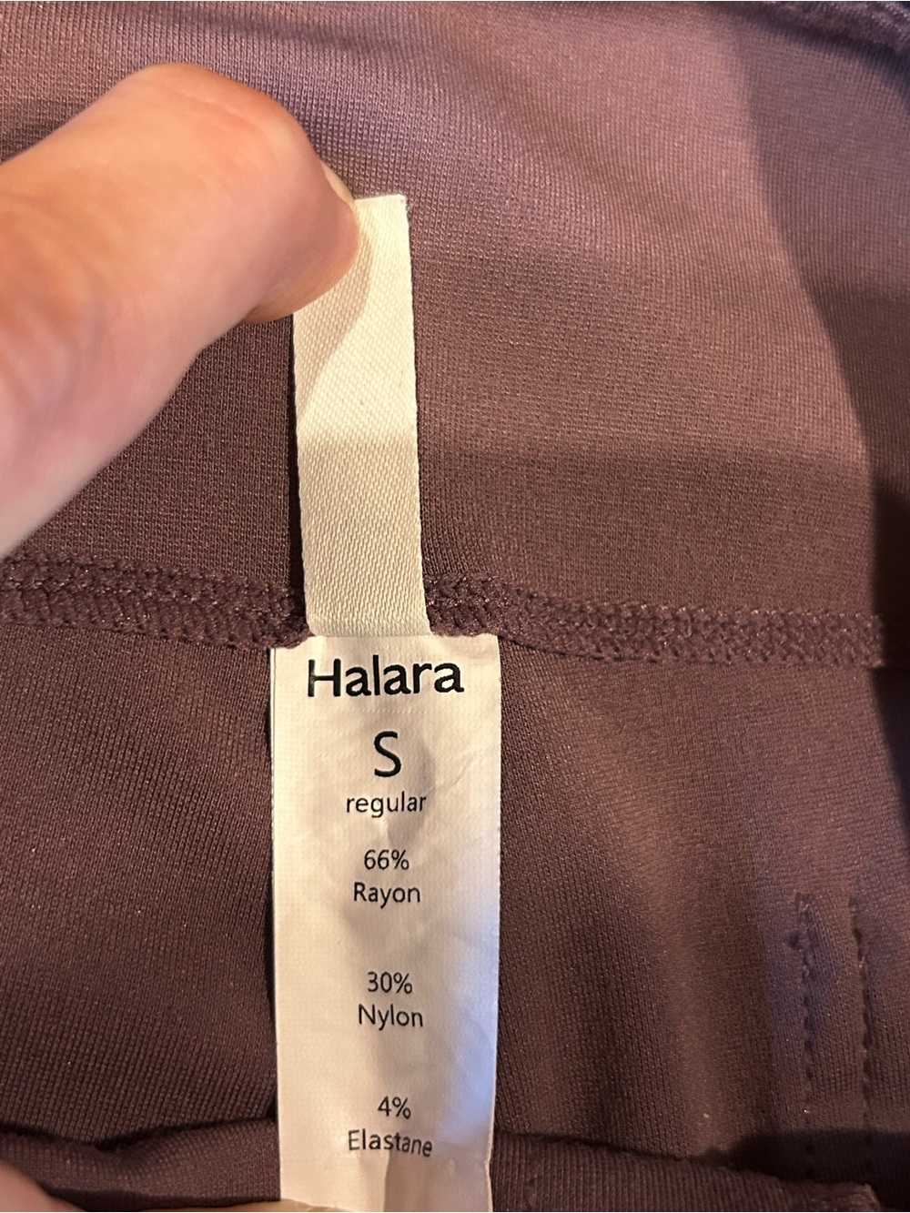 Halara Lavender High Waisted Flare Work Pants Size Small Regular - Picture 3 of 4